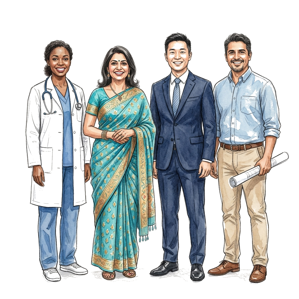 ANA Alumni Community Illustration